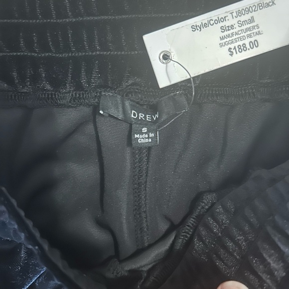 Drew NWT velvet wide leg pull on pants with floral embroidery size small - Picture 6 of 10